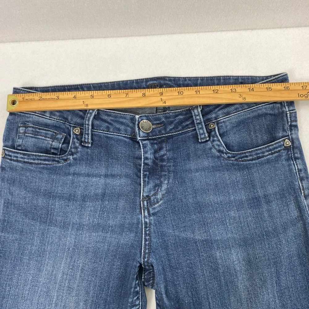 KUT from the Kloth Jeans Women 8S Boyfriend Slim Medium Wash Denim Mid Rise